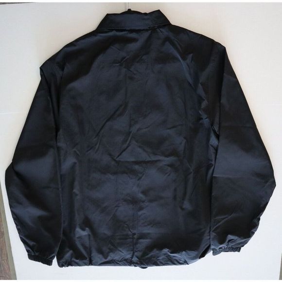 Nike DQ5005-010 Men's Sz Medium Black Coaches Loose Fit Windbreaker Jacket - Picture 8 of 8